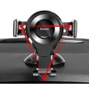 Автотримач Baseus Osculum Gravity Mount Dashboard Windshield Silver (SUYL-XP0S)