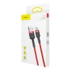 Кабель Baseus Cafule USB-A to USB-C 0.5m Red (CATKLF-A09)