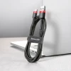 Кабель Baseus Cafule USB-A to USB-C 0.5m Black/Red (CATKLF-A91)