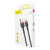 Кабель Baseus Cafule USB-A to USB-C 0.5m Black/Red (CATKLF-A91)