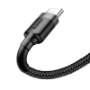 Кабель Baseus Cafule USB-A to USB-C 0.5m Black/Grey (CATKLF-AG1)
