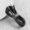 Кабель Baseus Cafule USB-A to USB-C 0.5m Black/Grey (CATKLF-AG1)