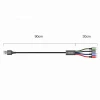 Кабель Baseus Rapid 4-in-1 USB-A to 2xUSB-C/Lightning/Micro-USB 1.2m Black (CA1T4-B01)