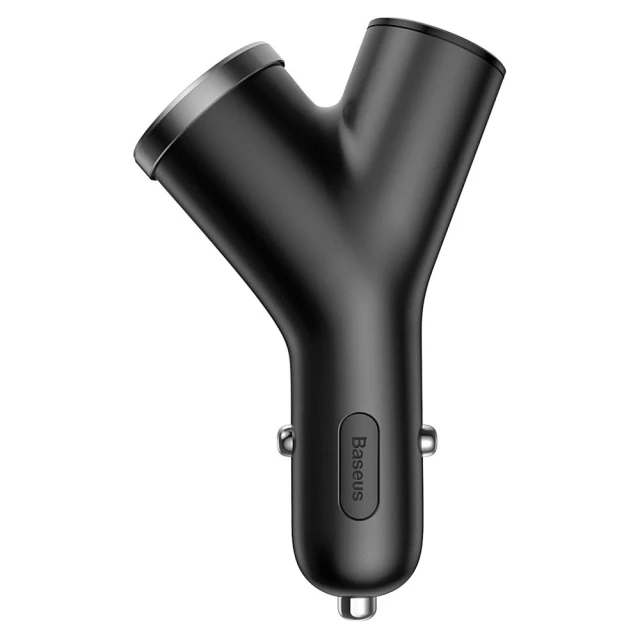 Автомобільний зарядний пристрій Baseus Y Type 40W 2xUSB-A Black (CCALL-YX01)