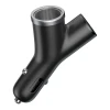 Автомобільний зарядний пристрій Baseus Y Type 40W 2xUSB-A Black (CCALL-YX01)