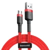 Кабель Baseus Cafule USB-A to Micro-USB 2m Red (CAMKLF-C09)