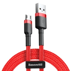 Кабель Baseus Cafule USB-A to Micro-USB 2m Red (CAMKLF-C09)