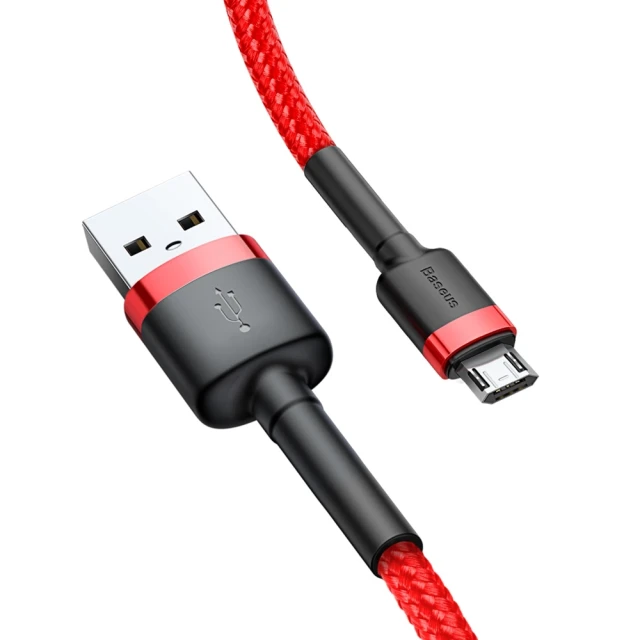 Кабель Baseus Cafule USB-A to Micro-USB 2m Red (CAMKLF-C09)