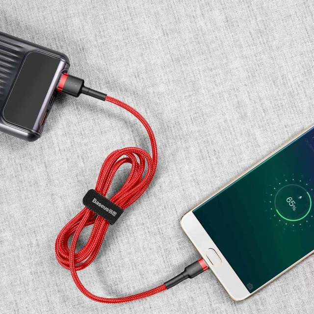 Кабель Baseus Cafule USB-A to Micro-USB 2m Red (CAMKLF-C09)