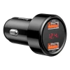 Автомобільний зарядний пристрій Baseus Magic Series QC 45W 2xUSB-A Black (CCMLC20A-01)