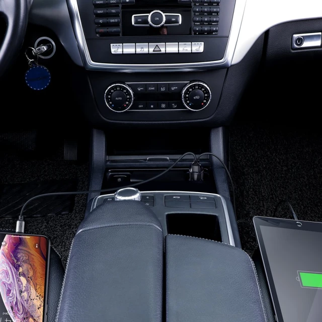 Автомобільний зарядний пристрій Baseus Magic Series QC 45W 2xUSB-A Black (CCMLC20A-01)