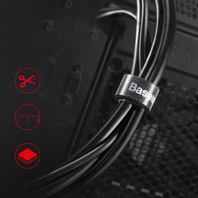 Органайзер Baseus Rainbow Circle 3m Black (ACMGT-F01)
