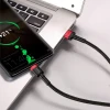 Кабель Baseus Cafule USB-A to USB-C 1m Black/Grey (CATKLF-PG1)