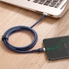 Кабель Baseus Cafule USB-A to USB-C 1m Black/Grey (CATKLF-PG1)