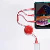 Кабель Baseus Golden Loop 3-in-1 USB-A to USB-C/Lightning/Micro-USB 1.2m Black (CAMLT-JH01)