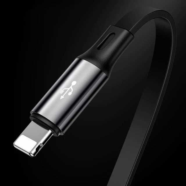 Кабель Baseus Golden Loop 3-in-1 USB-A to USB-C/Lightning/Micro-USB 1.2m Black (CAMLT-JH01)
