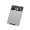 Магнітний гаманець Baseus Back Stick Silicone Card Bag Grey with MagSafe (ACKD-B0G)