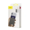 Магнітний гаманець Baseus Back Stick Silicone Card Bag Grey with MagSafe (ACKD-B0G)