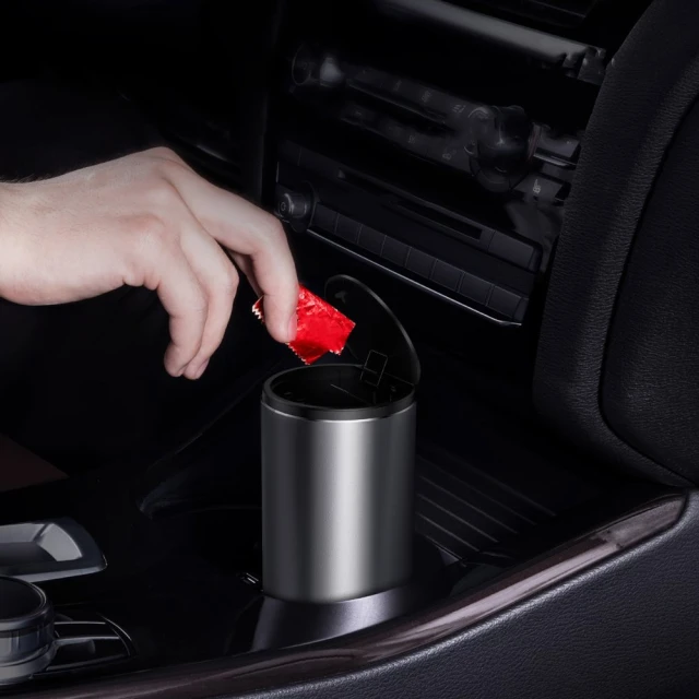 Портативная урна для мусора Baseus Car Trash Can Black (CRLJT-01)