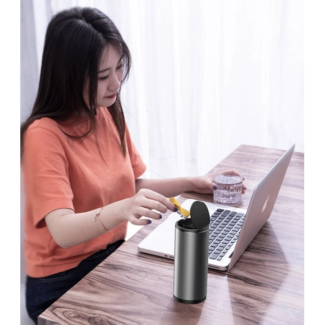 Портативная урна для мусора Baseus Car Trash Can Black (CRLJT-01)
