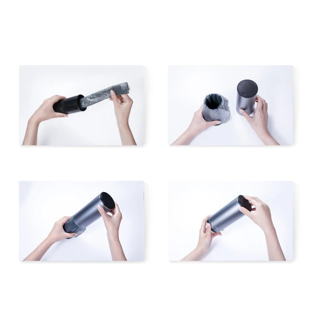 Портативная урна для мусора Baseus Car Trash Can Black (CRLJT-01)