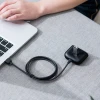 USB-хаб Baseus Square round 4-in-1 USB-C to x4USB-A 1m Black (CAHUB-AY01)