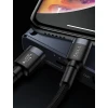 Кабель Baseus Cafule USB-C to Lightning 1m Black/Grey (CATLKLF-G1)