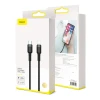 Кабель Baseus Cafule USB-C to Lightning 1m Black/Grey (CATLKLF-G1)