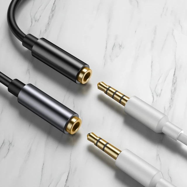 Адаптер Baseus L54 USB-C to Jack 3.5 mm Black (CATL54-01)