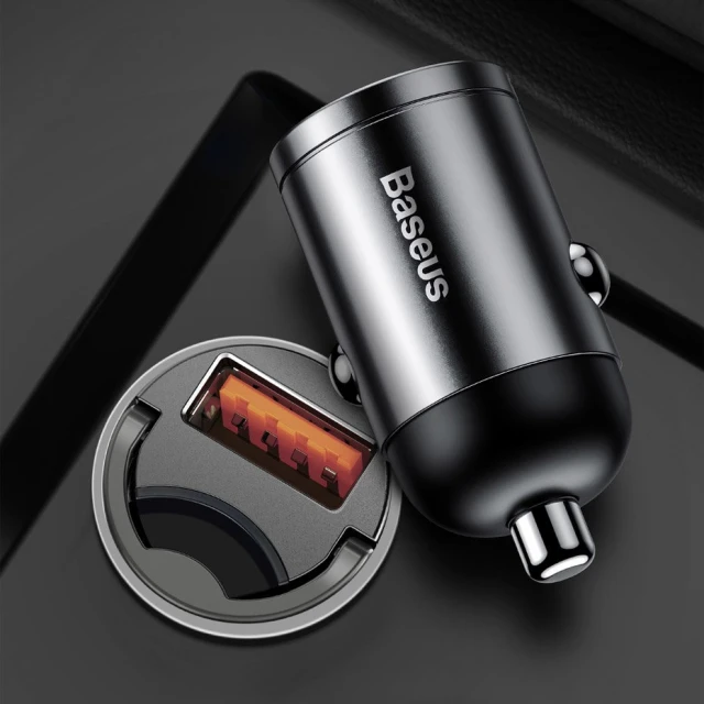 Автомобильное зарядное устройство Baseus Tiny Star Mini 30W USB-A Grey (VCHX-A0G)