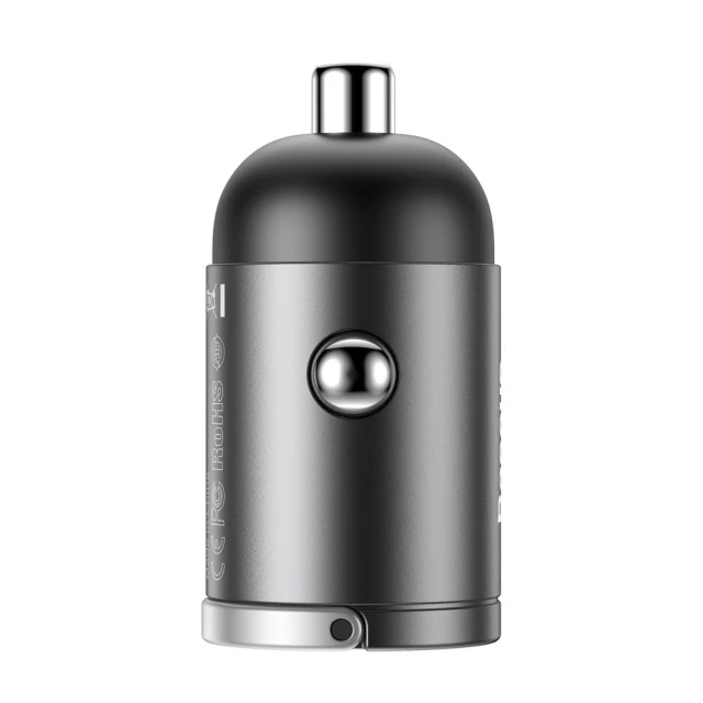 Автомобильное зарядное устройство Baseus Tiny Star Mini 30W USB-A Grey (VCHX-A0G)