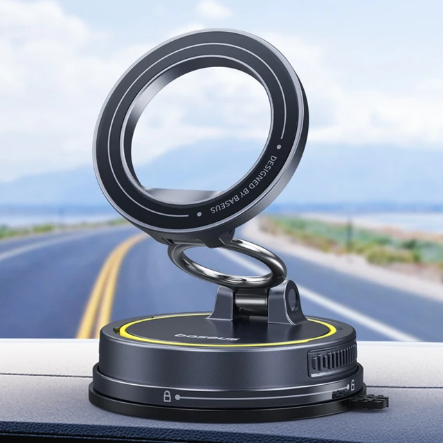 Автотримач Baseus VC2 Flex магнітний універсальний Black (6953156298903)