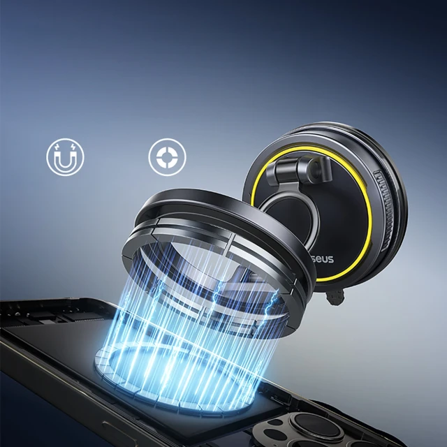 Автотримач Baseus VC2 Flex магнітний універсальний Black (6953156298903)