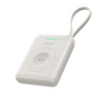 Powerbank Baseus EnerFill FW11 5W для Apple Watch з вбудованим кабелем White (6953156298972)