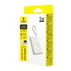 Powerbank Baseus EnerFill FW11 5W для Apple Watch з вбудованим кабелем White (6953156298972)