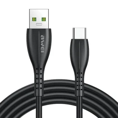 Адаптер AWEI CL-13 USB-C/USB-A Black (6954284000925)