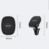Автотримач Awei X21 магнітний у дефлектор Black (6954284001083)