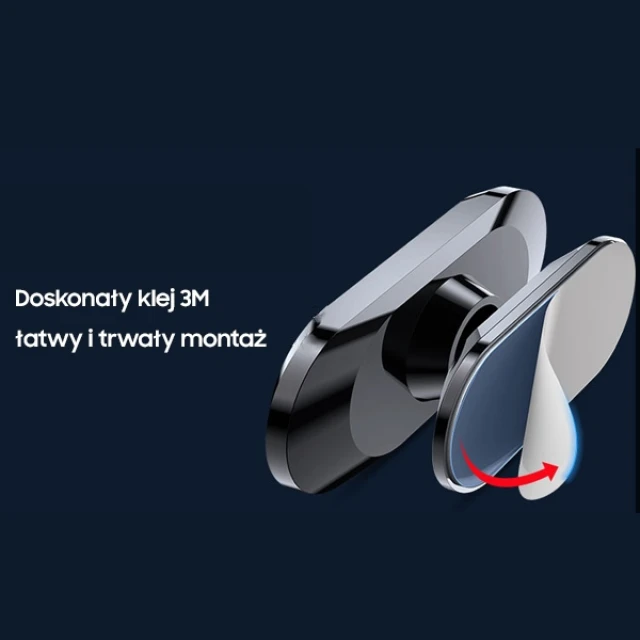 Автодержатель Awei X20 магнитный на панель Grey (6954284001090)