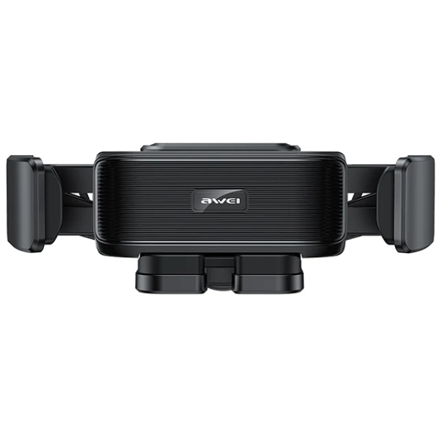 Автотримач AWEI X39 гравітаційний у дефлектор Black (6954284003063)