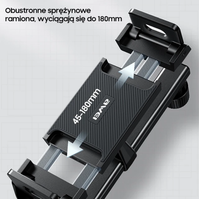 Автотримач Awei X40 на підголовник Black (6954284003711)