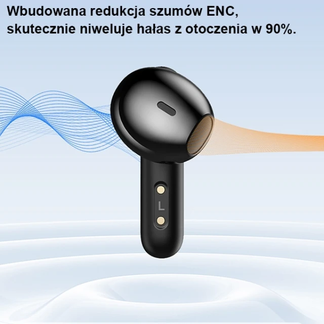 Наушники AWEI T66 Bluetooth 5.3 TWS Black с док-станцией (6954284003919)