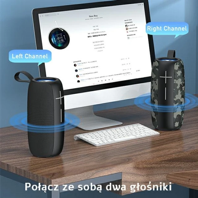 Колонка Bluetooth Awei Y370 20W Black (6954284004787)