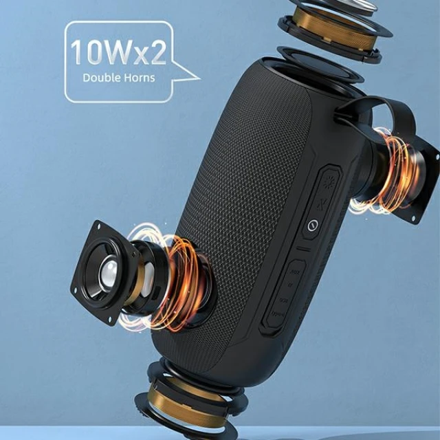 Колонка Bluetooth Awei Y370 20W Black (6954284004787)