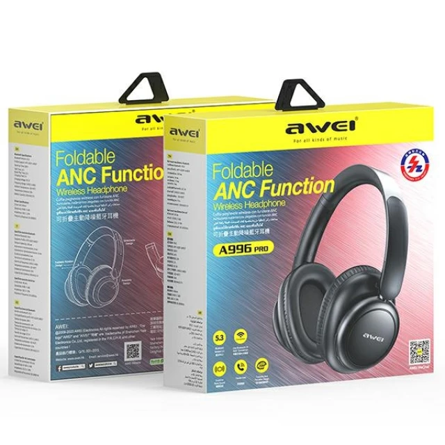Навушники AWEI A997BL Bluetooth Black (6954284006071)