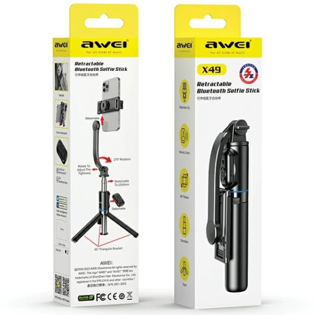 Штатив AWEI X49 Black (6954284006231)