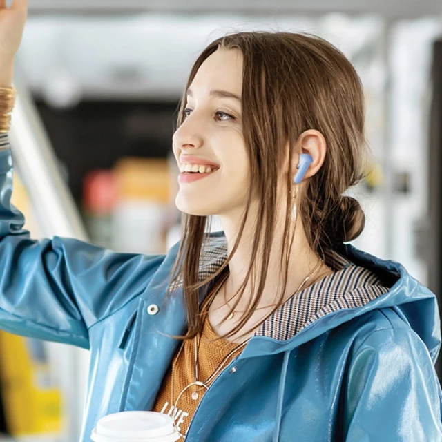 Навушники AWEI T85 ENC Bluetooth 5.3 TWS Orange (6954284006613)
