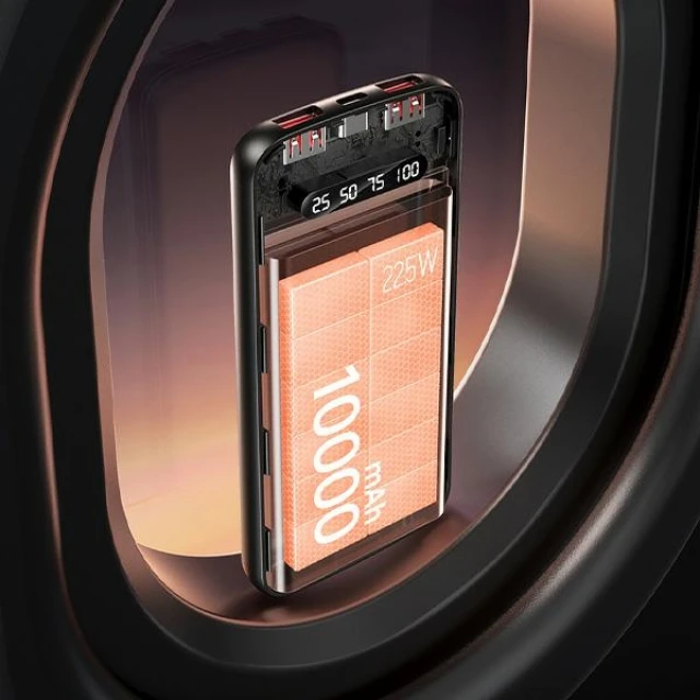 Повербанк AWEI P10K 10000mAh 22.5W Black (6954284008518)