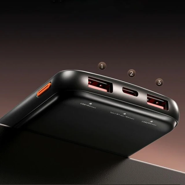 Повербанк AWEI P10K 10000mAh 22.5W Black (6954284008518)