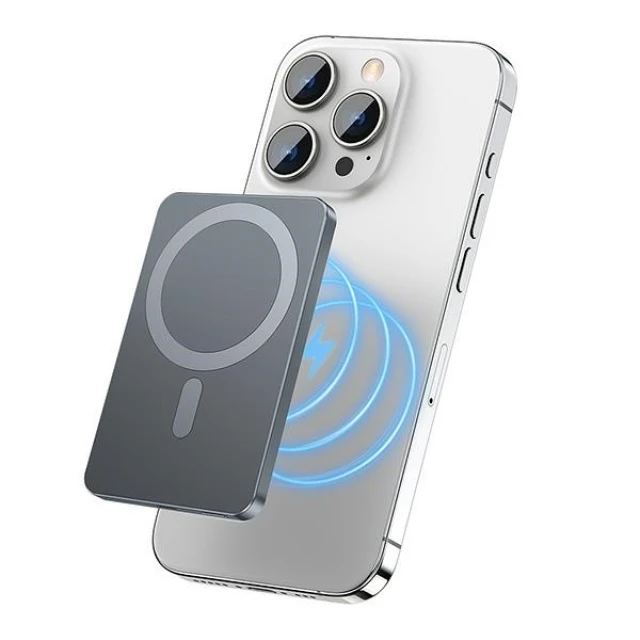 Зовнішній акумулятор AWEI P5K 10000mAh 2.1A Black 2xUSB (6954284094009)
