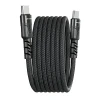 Кабель AWEI CL-166T USB-C на USB-C магнітний Black (6954284008686)